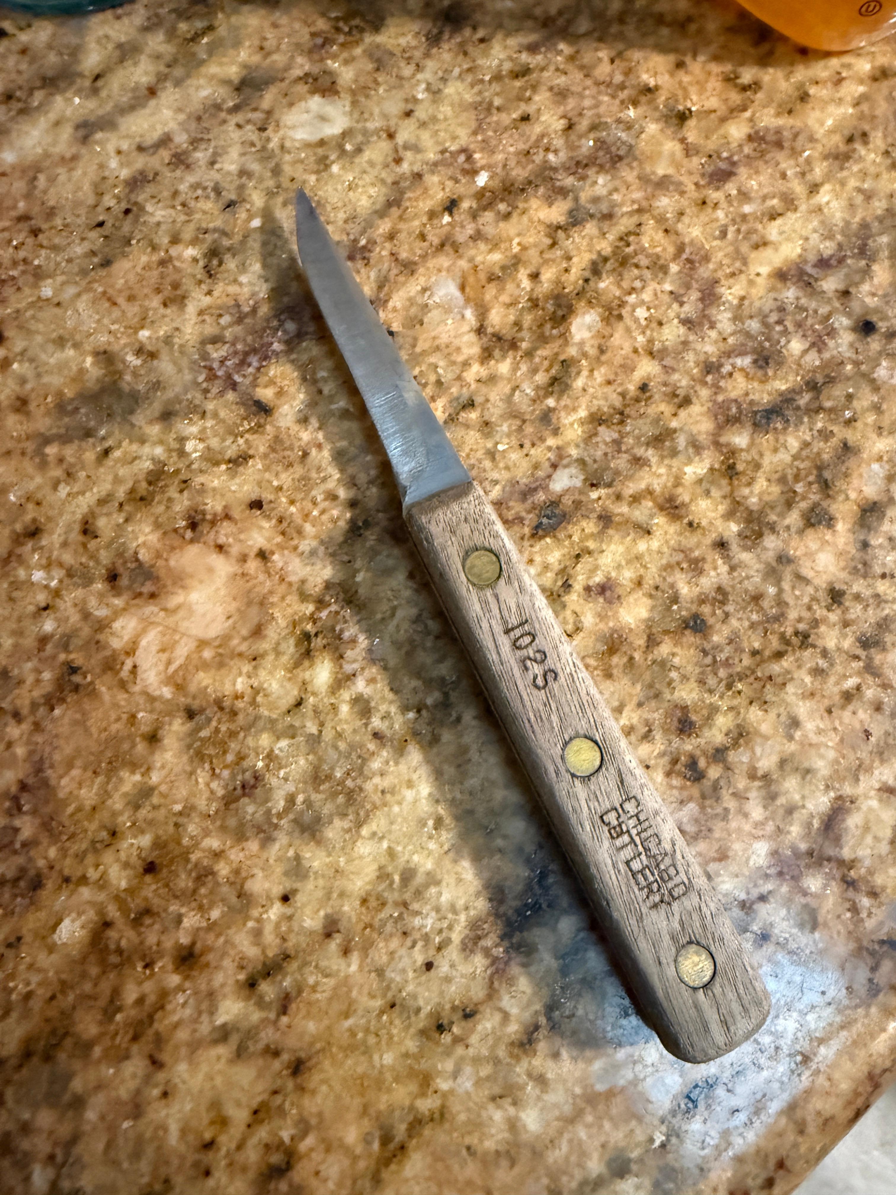 The knives that were provided