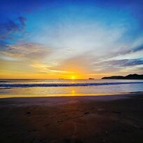 Sunset at the beach