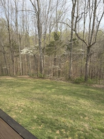 What a view from the screened
Porch!