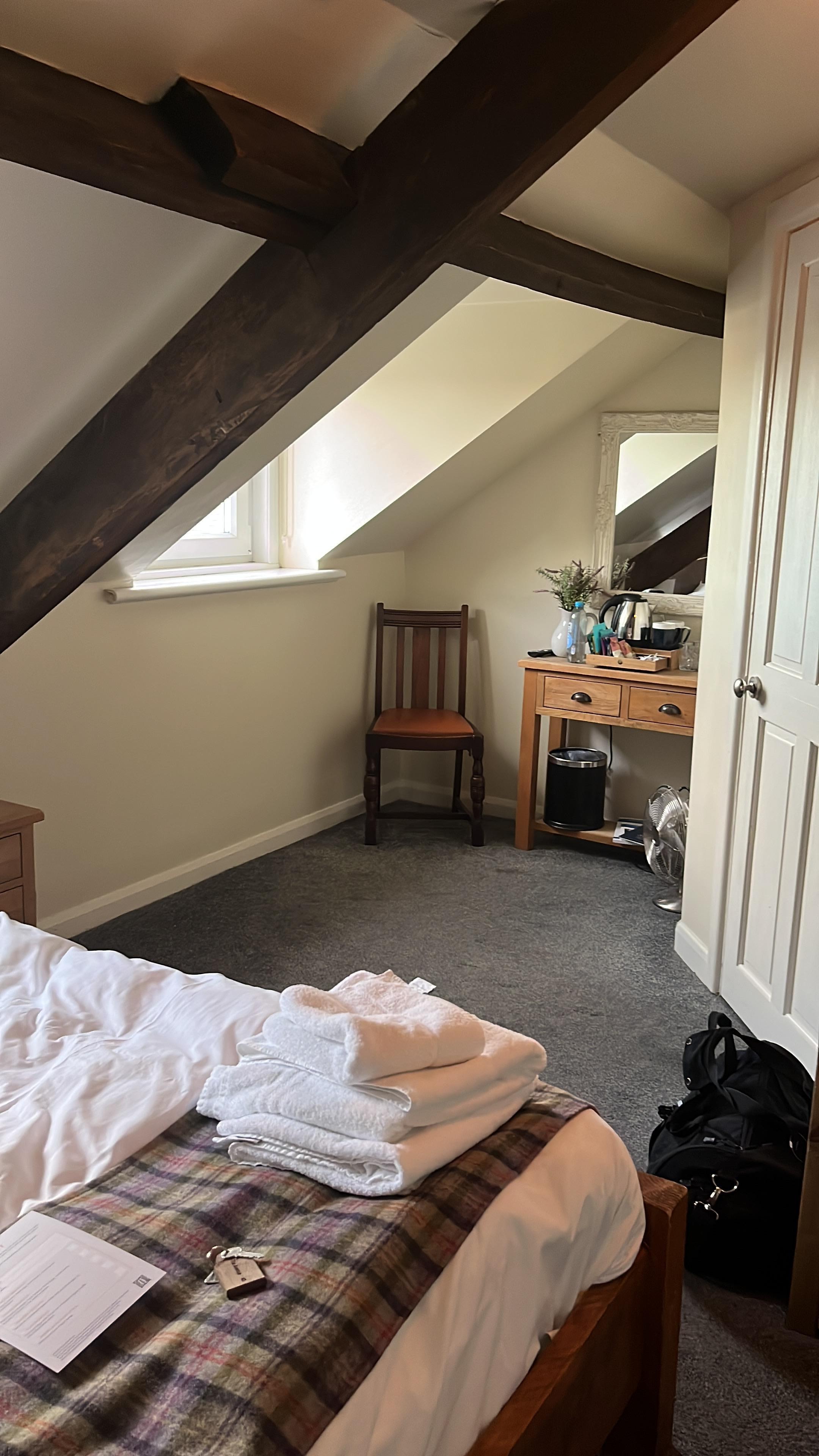 Unless you’re shorter than 5 ft 4 mind your head!