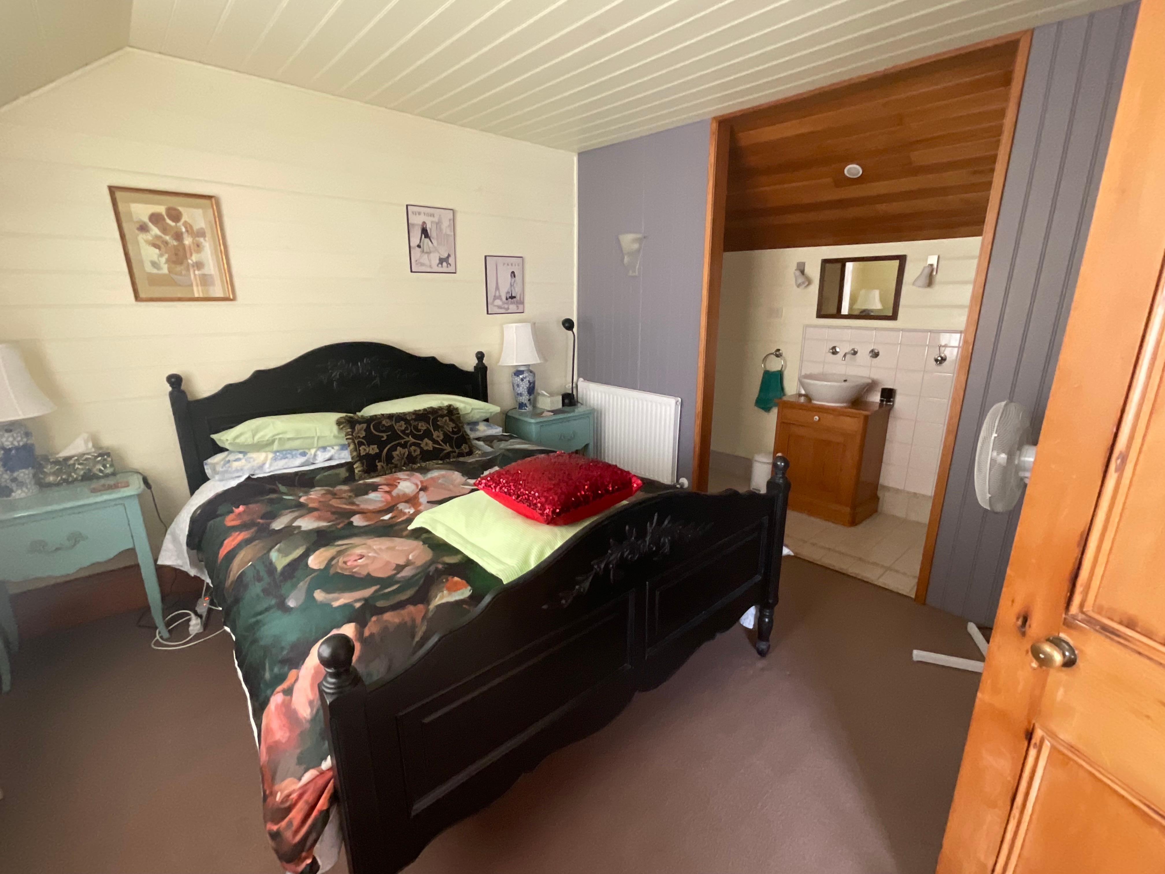 One of the bedrooms with ensuite