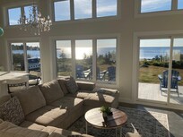 The view from the living room.