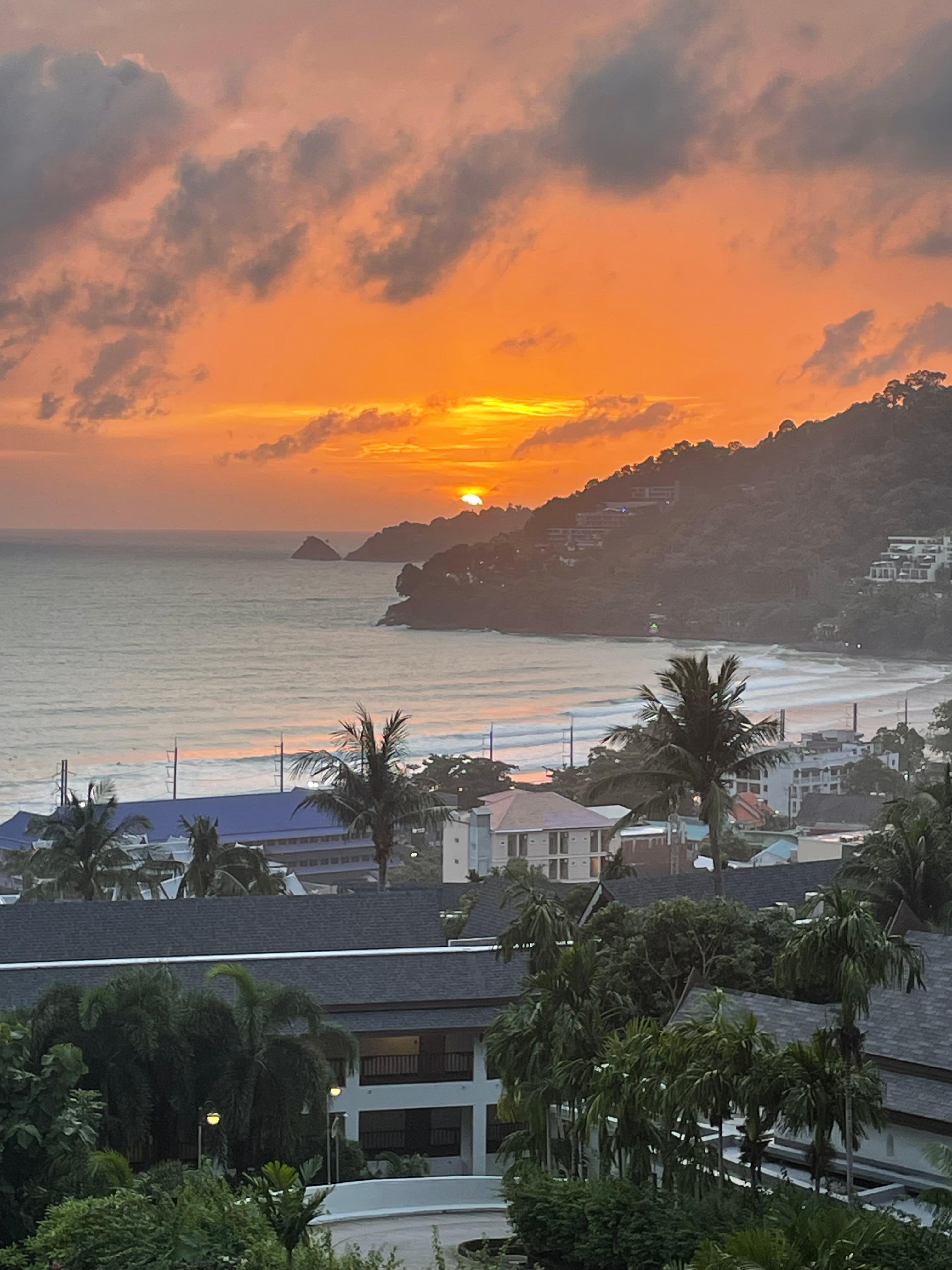 One of the only sunsets, but beautiful nonetheless!