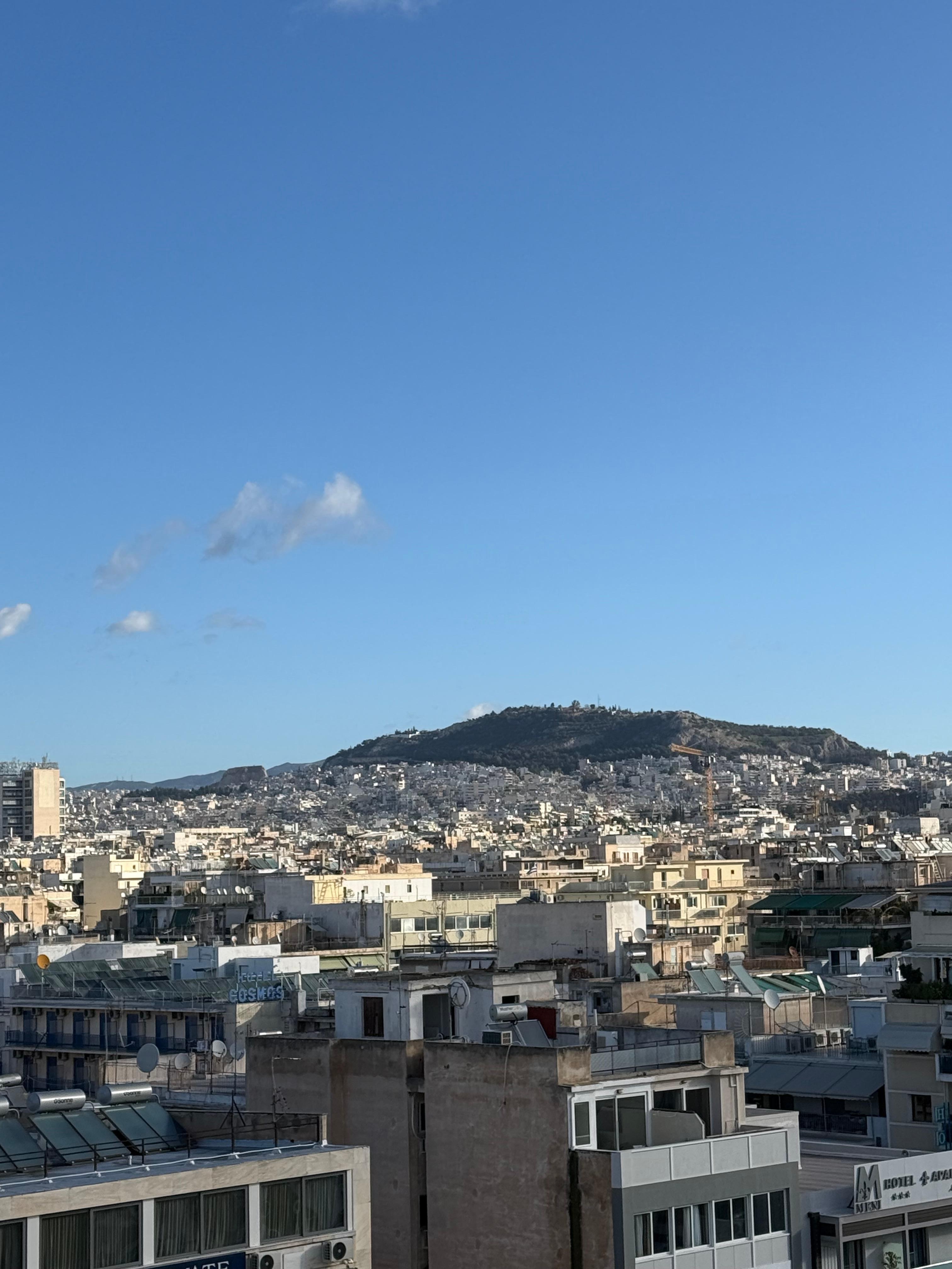 View from hotel rooftop