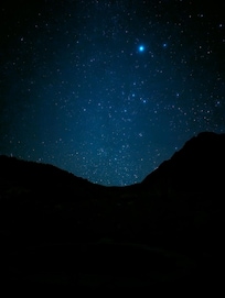 The stars at night, are big and bright...