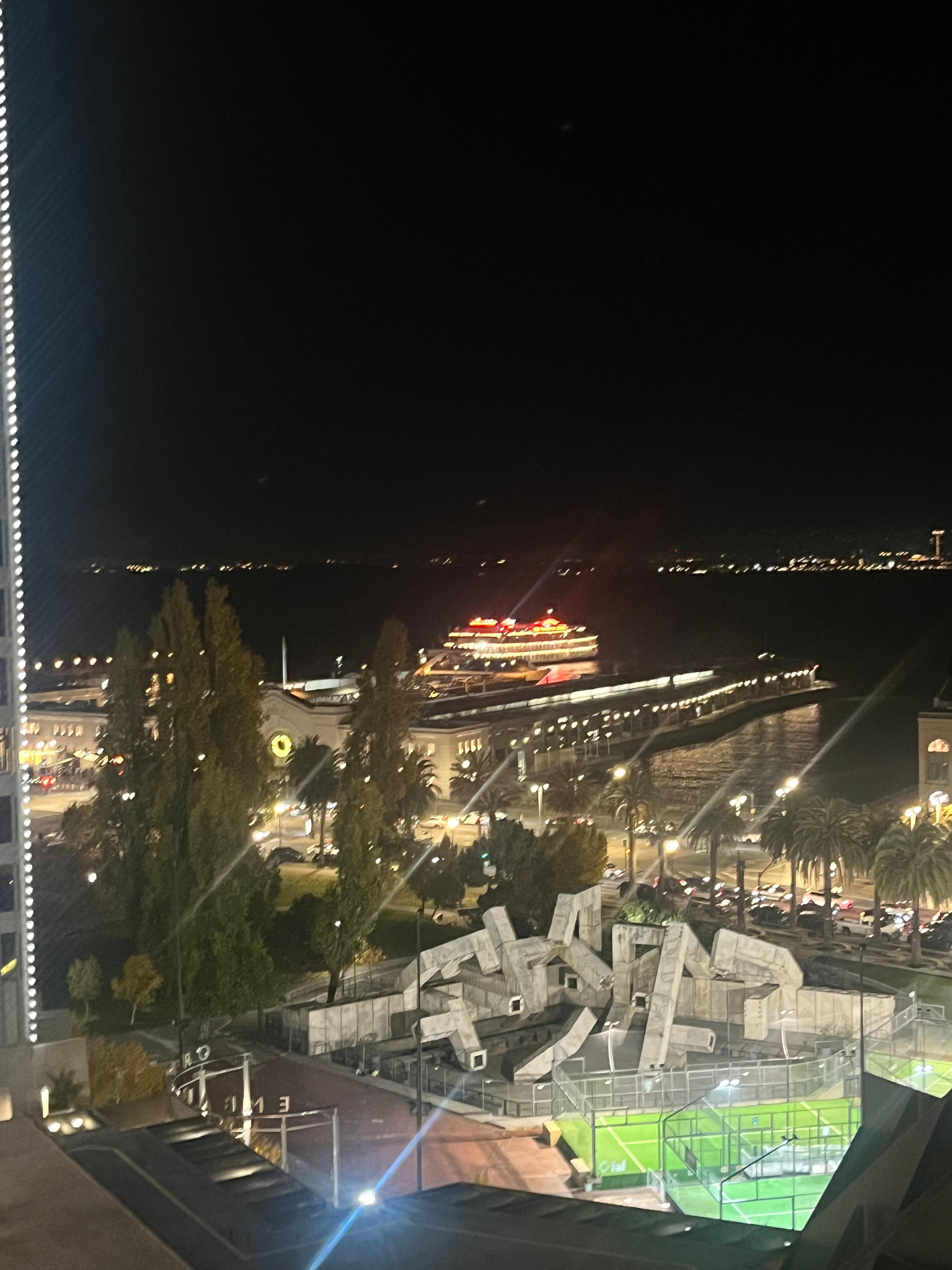 View from our balcony 