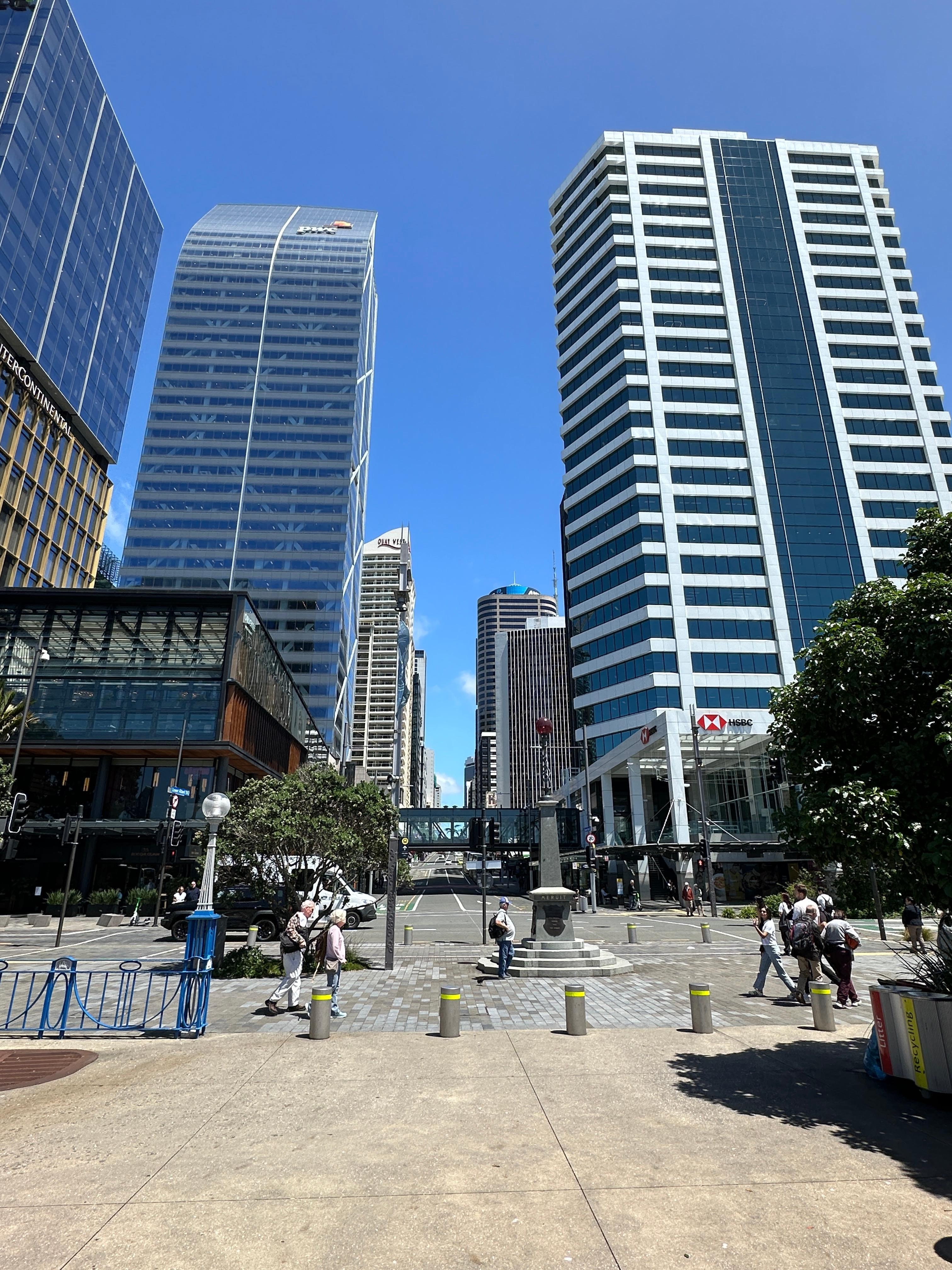 Street view up Queen street 