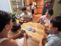 Uno with their Grandma