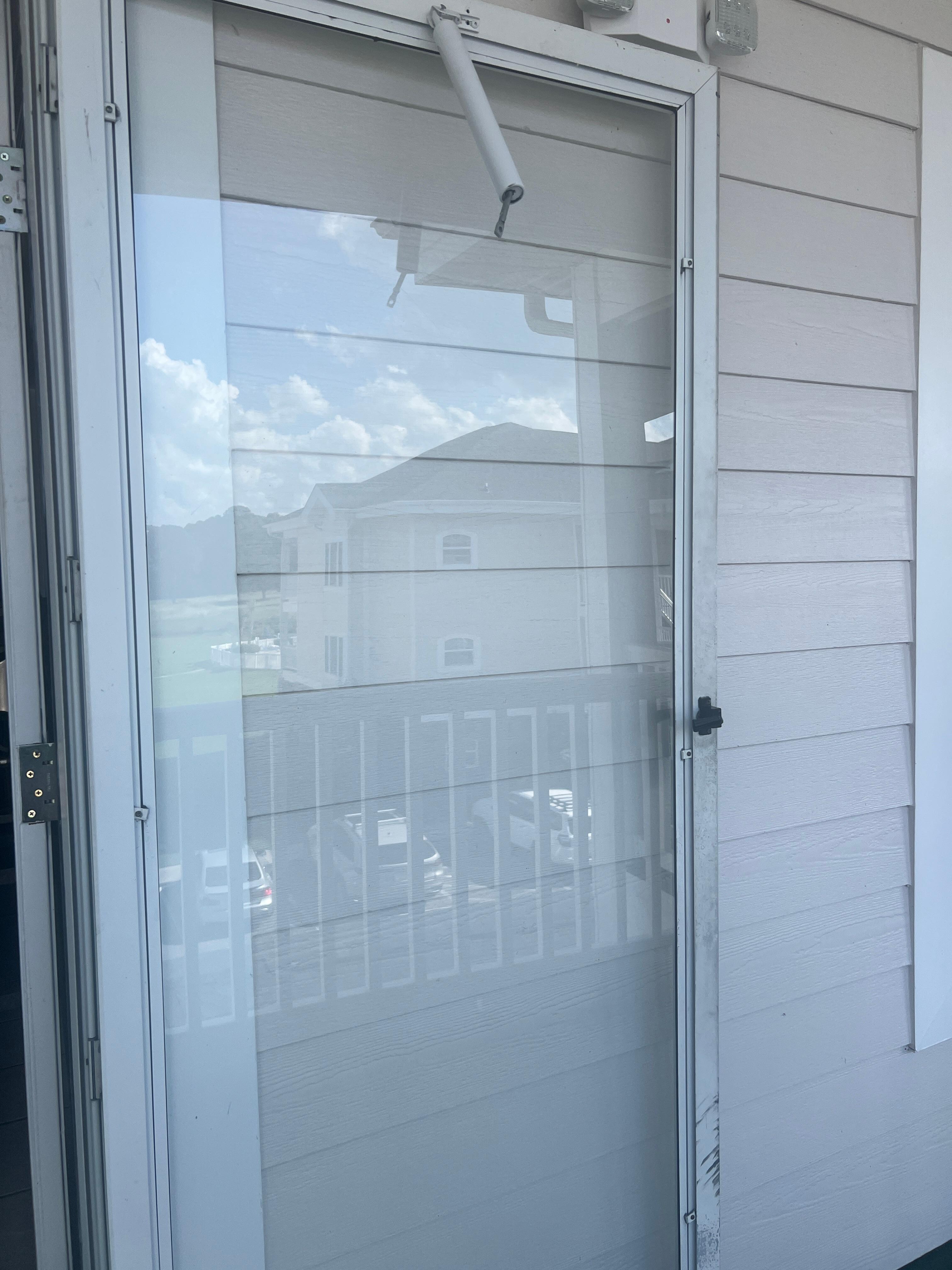 Broken screen door