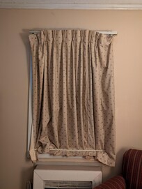 Broken curtain