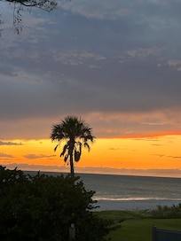 Sunset from our balcony