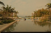 Pool view from the lobby