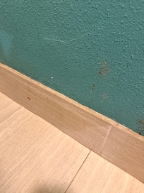 Random brown stuff on walls