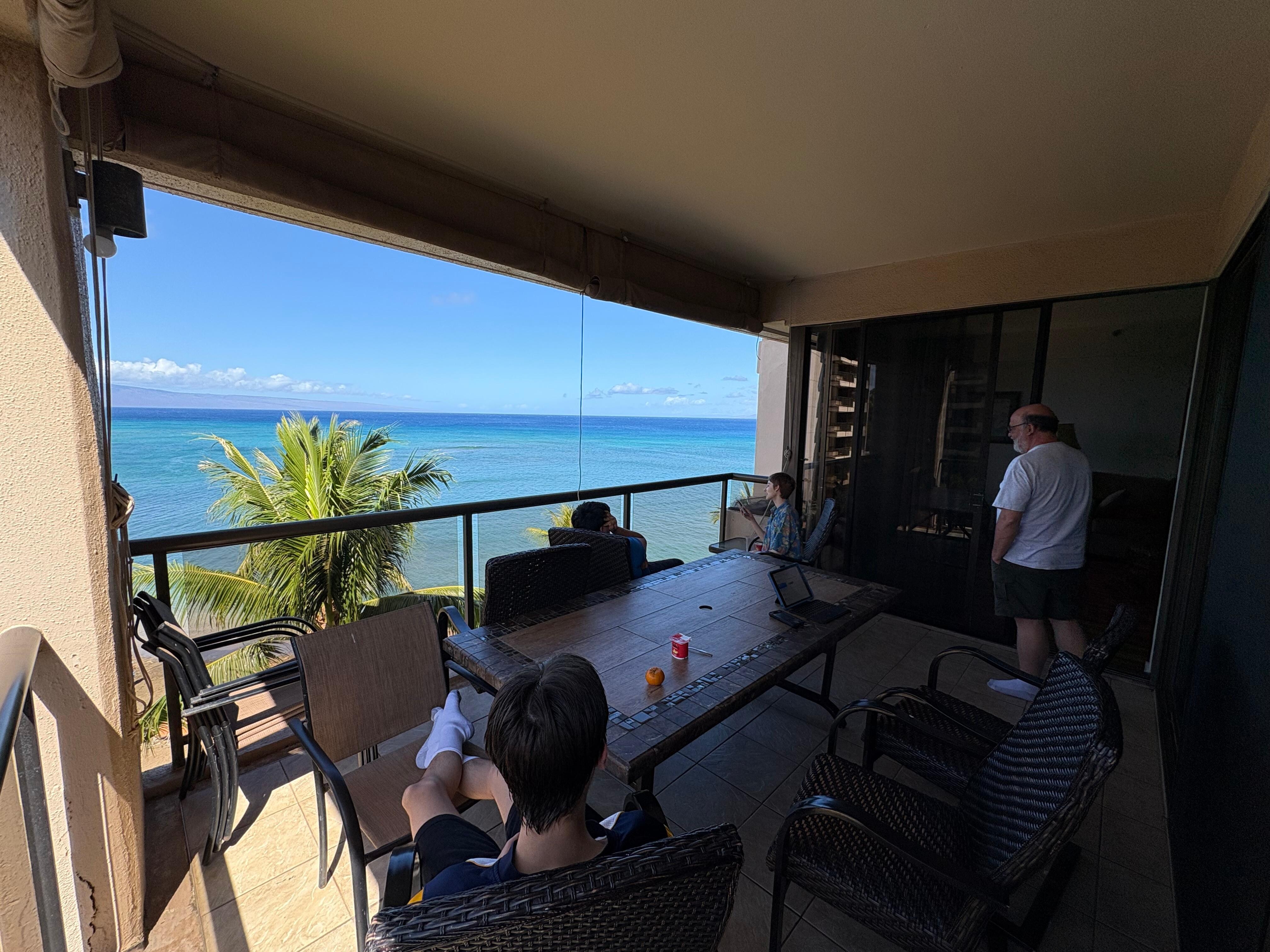 Large lanai off the living room & master bedroom with separate entrances