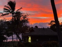 Sunset from the lanai our last night…so beautiful!