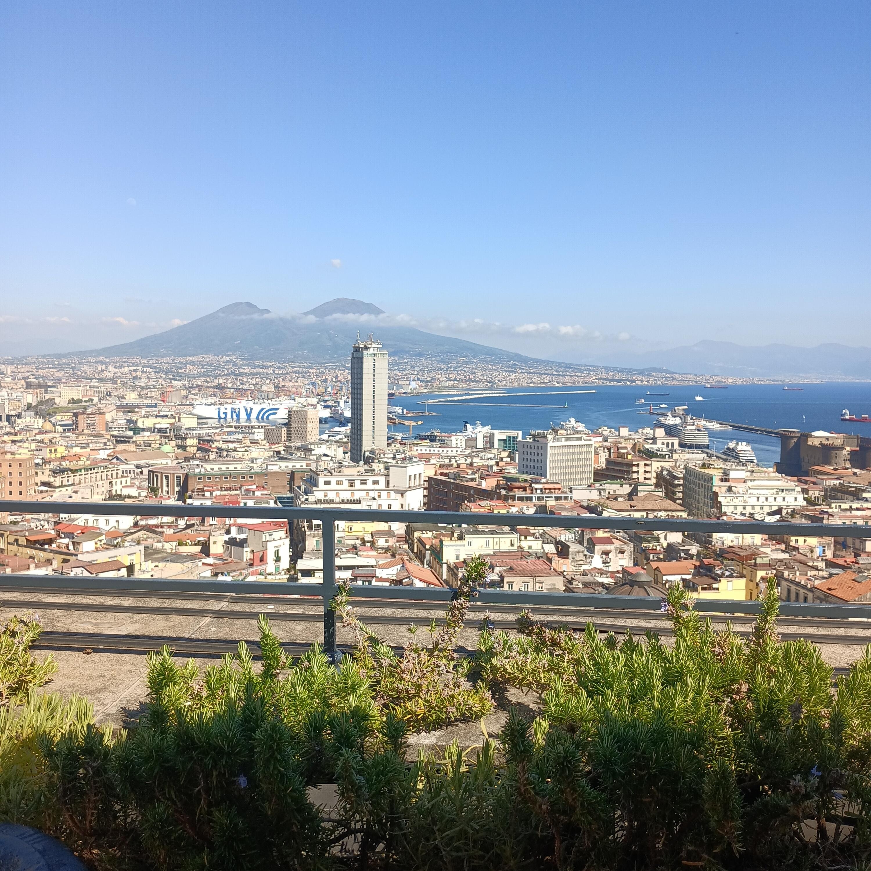 View from breakfast area