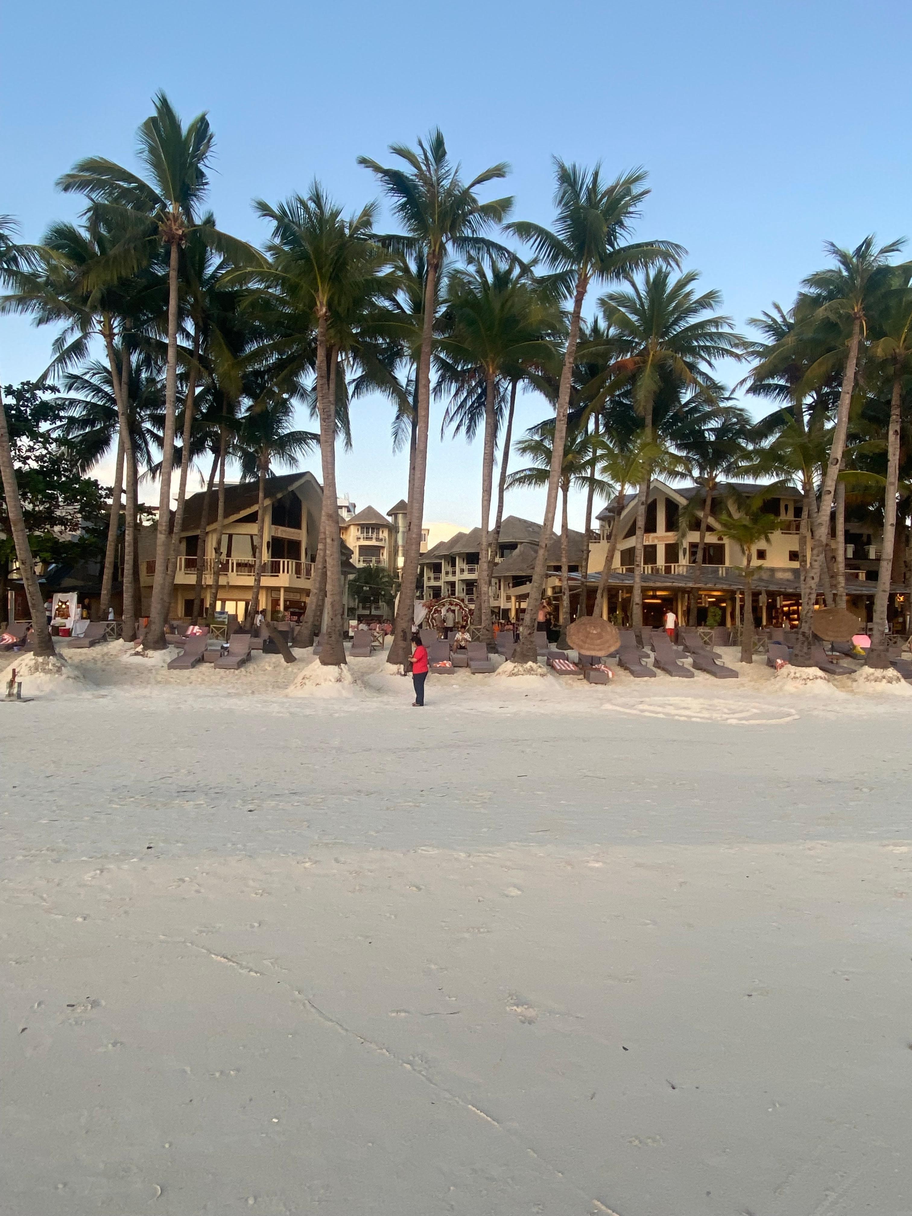 Pics from the beach looking back at ambassador