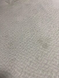 stains on comforter