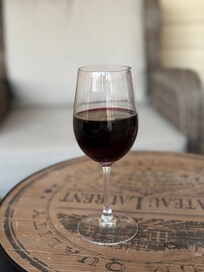 Nice to enjoy an adult beverage in the lanai.