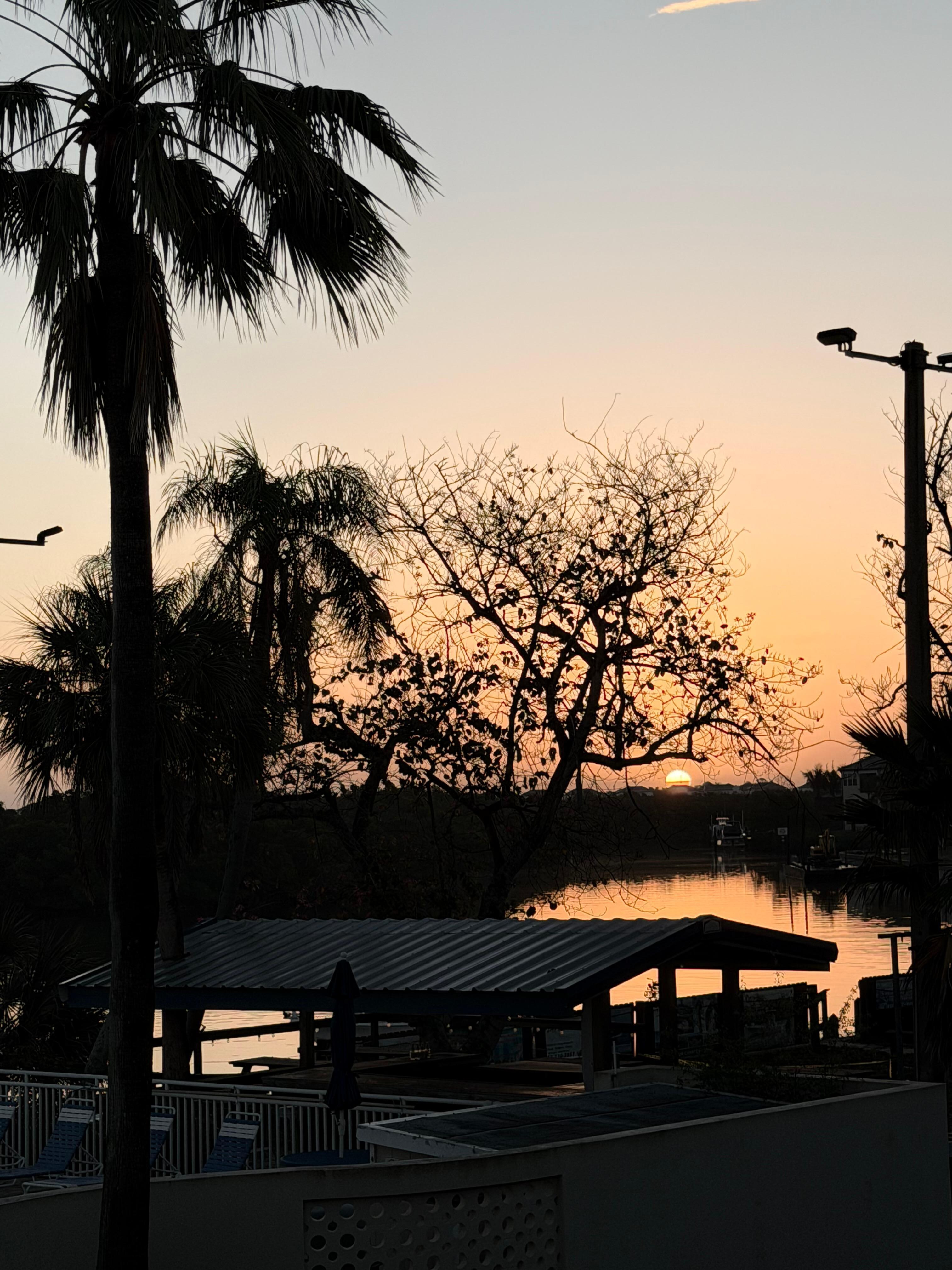 Sunrise from room 613