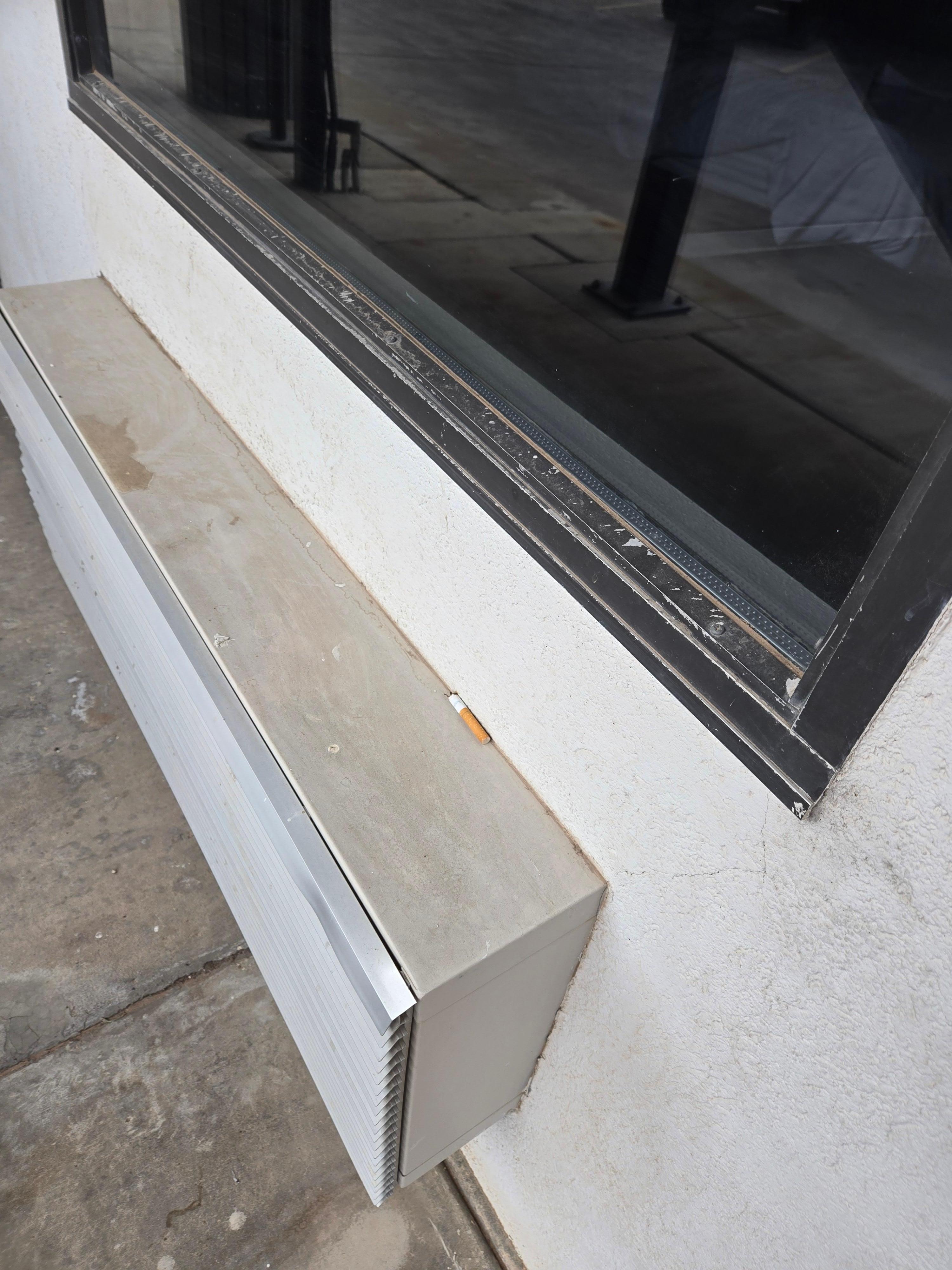 Cigarette front my window