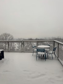 View of the deck in the lobby