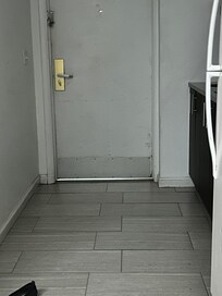 Room entry door from hall stairwell