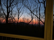 Beautiful view from the porch where I spent most of my time!