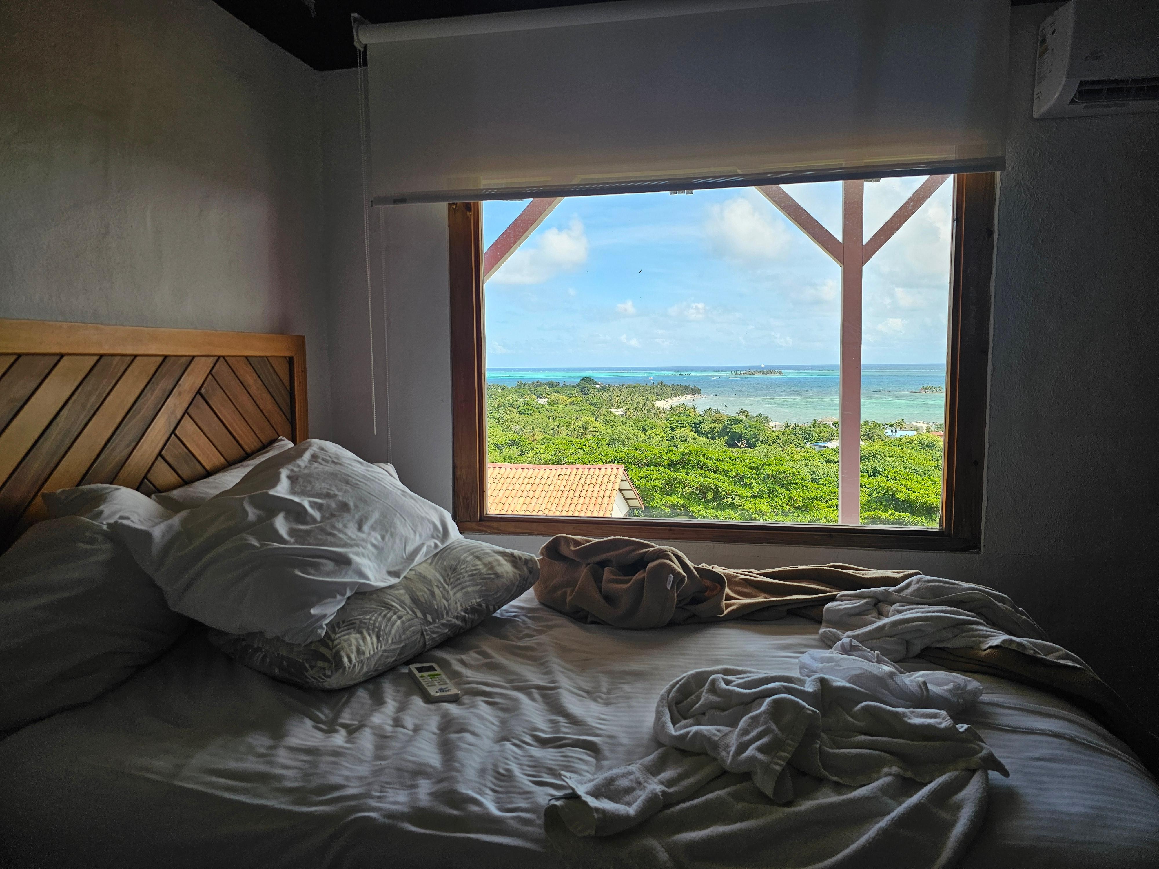 Vista incrível do quarto 