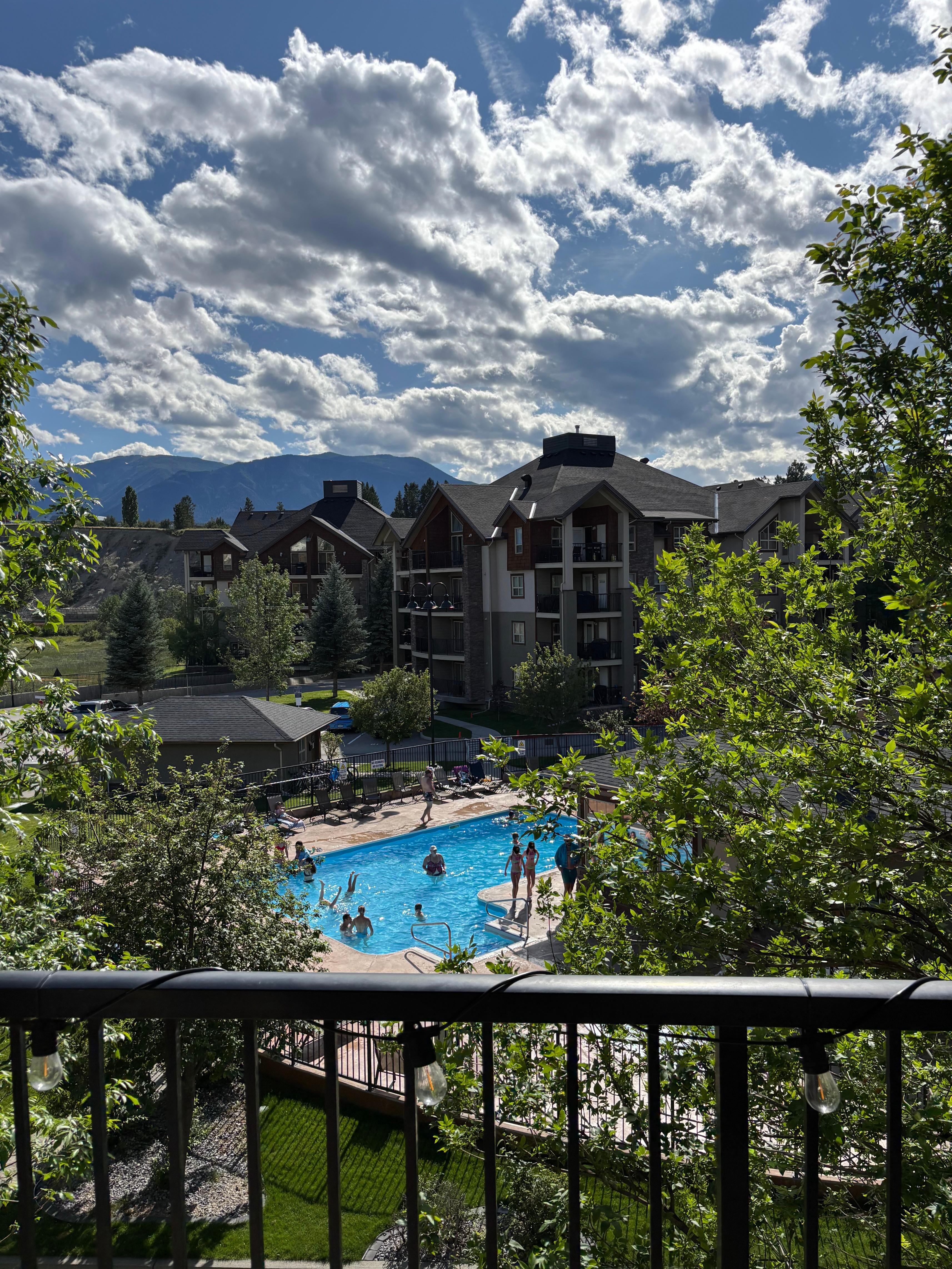 View from balcony
