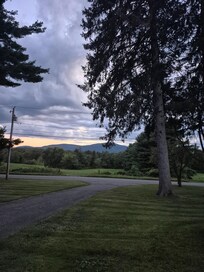 Sunset from the driveway