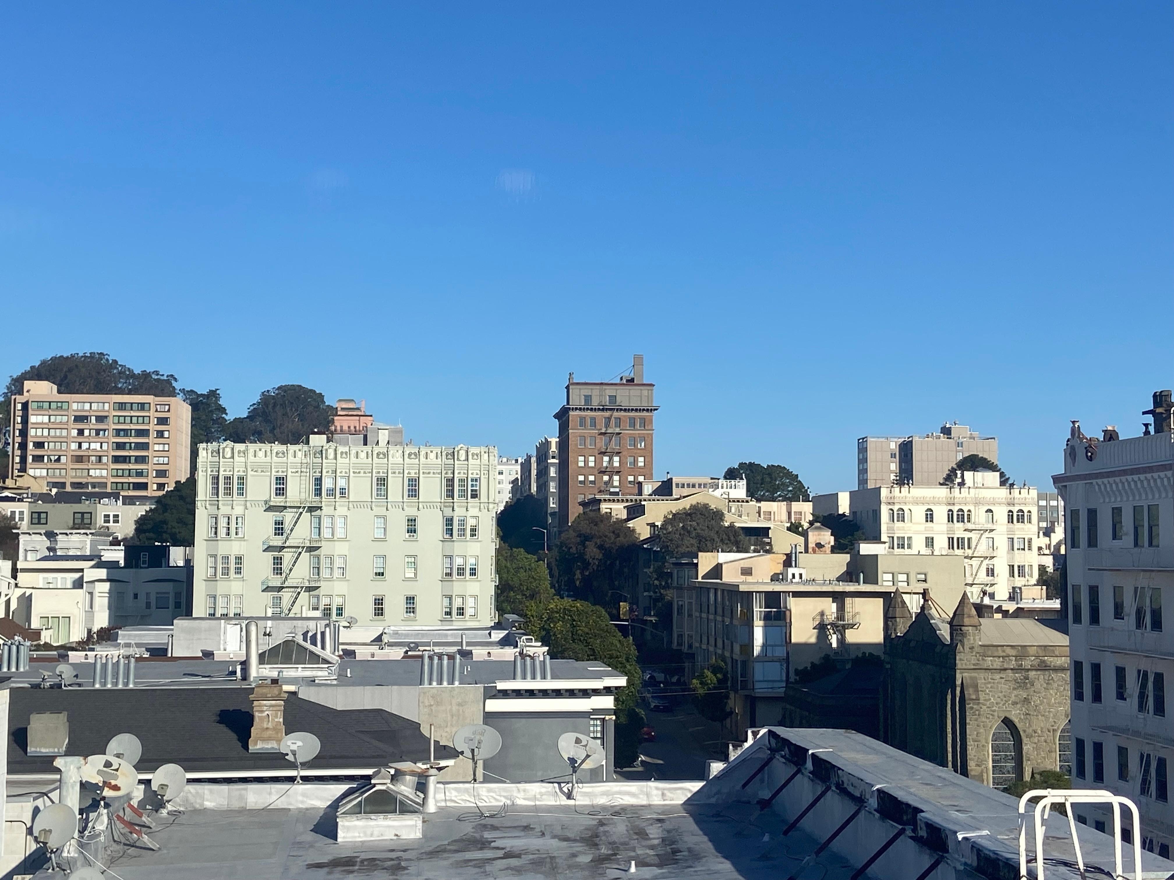City view from 5th floor corridor