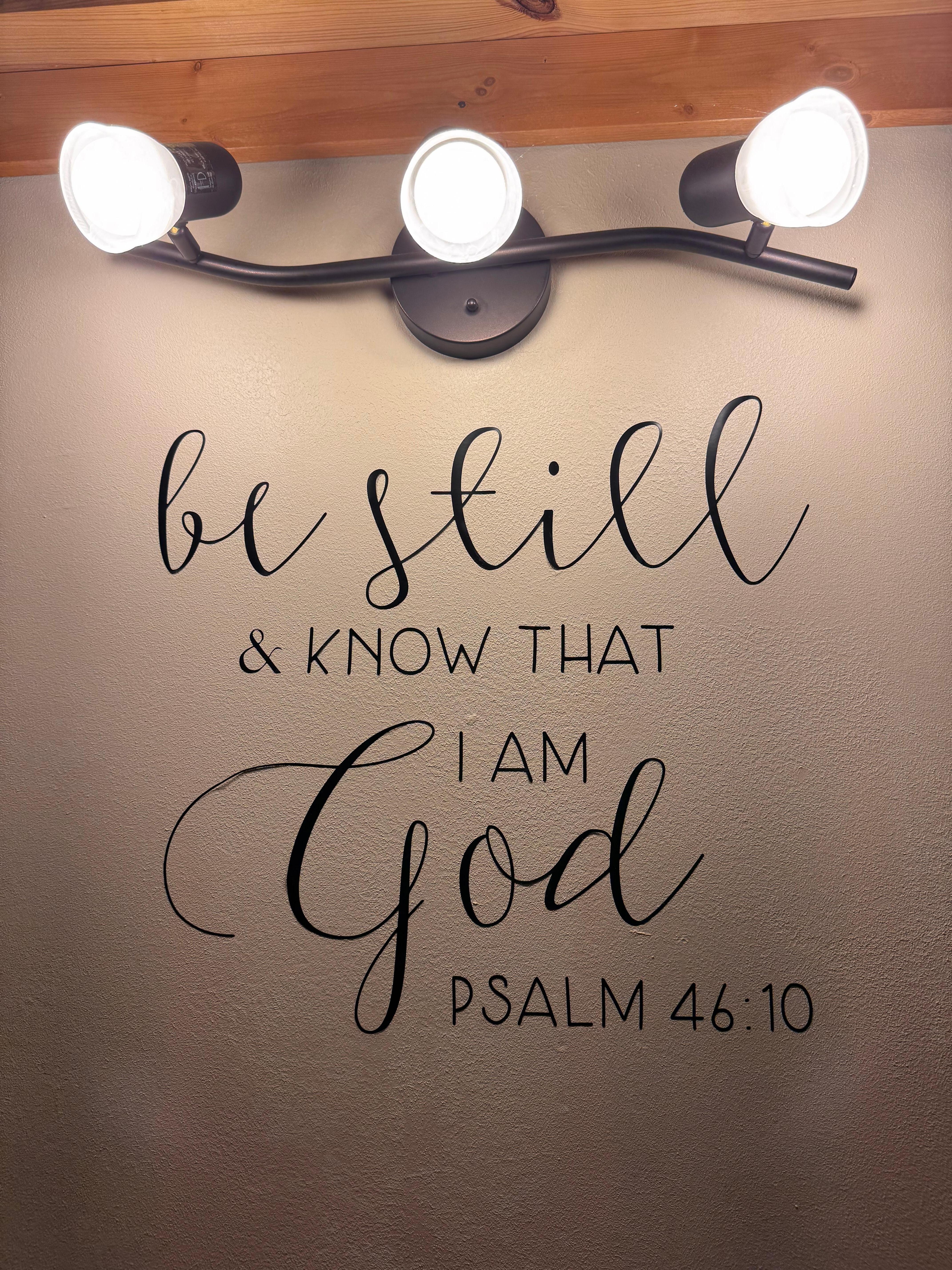 Felt God with us when we were here!