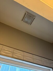 Bathroom Fan did not work and was so dirty.