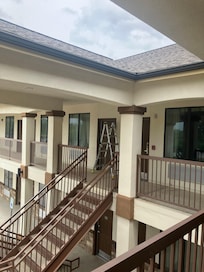 Remodeling during stay. Loud noise in early morning.