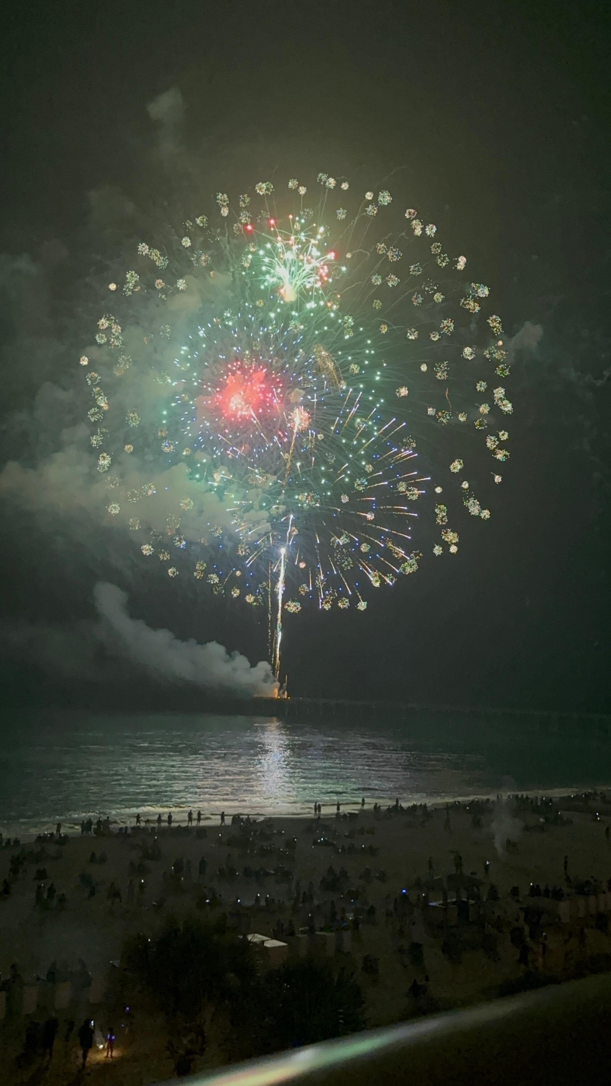 Fireworks on the pier! 