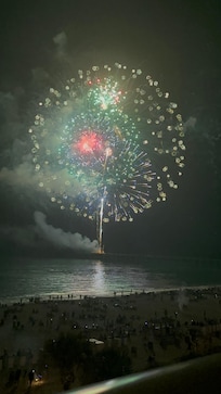 Fireworks on the pier!