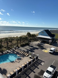 The view from my room at the pool