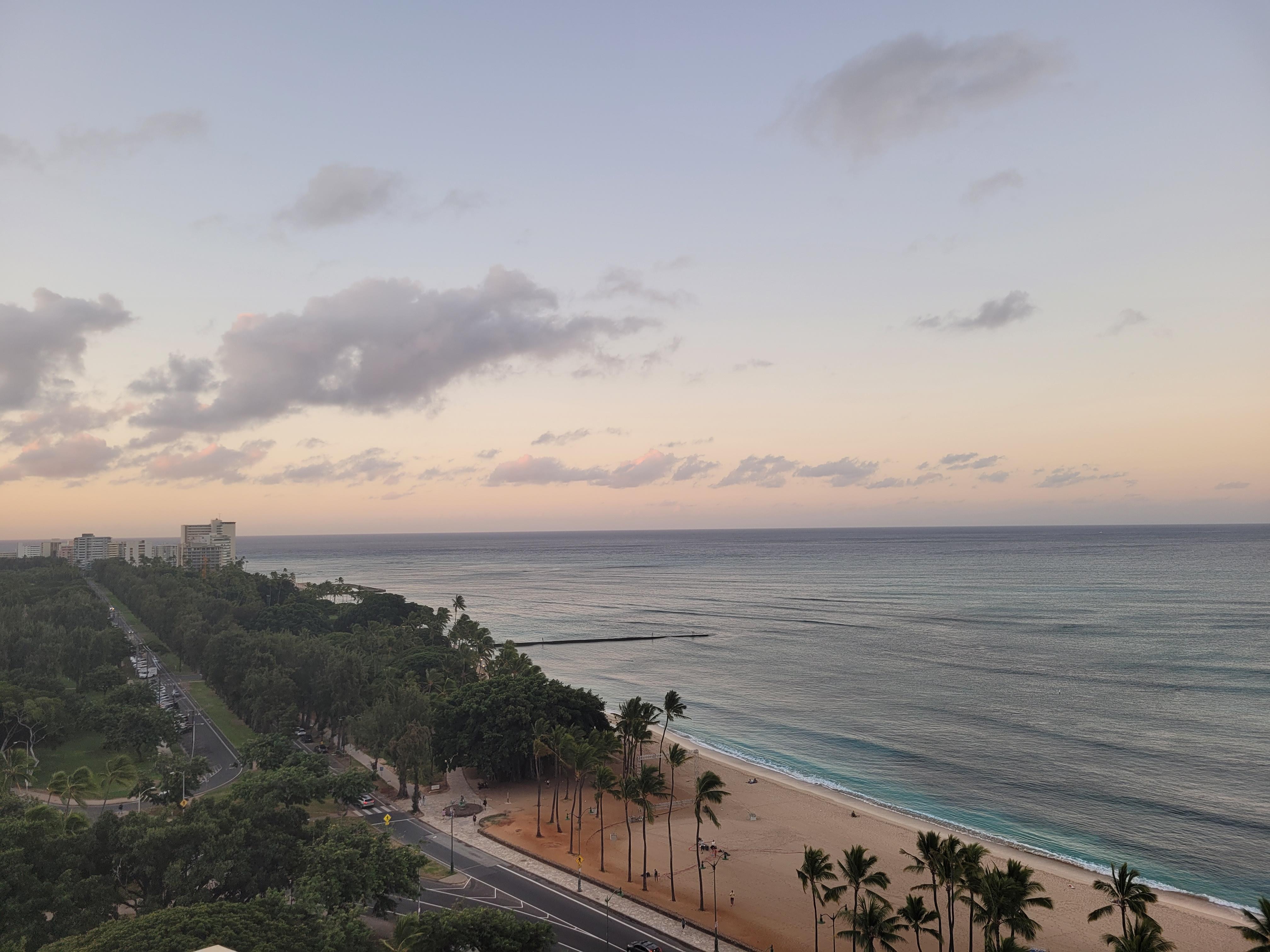 View on the sunrise balcony 