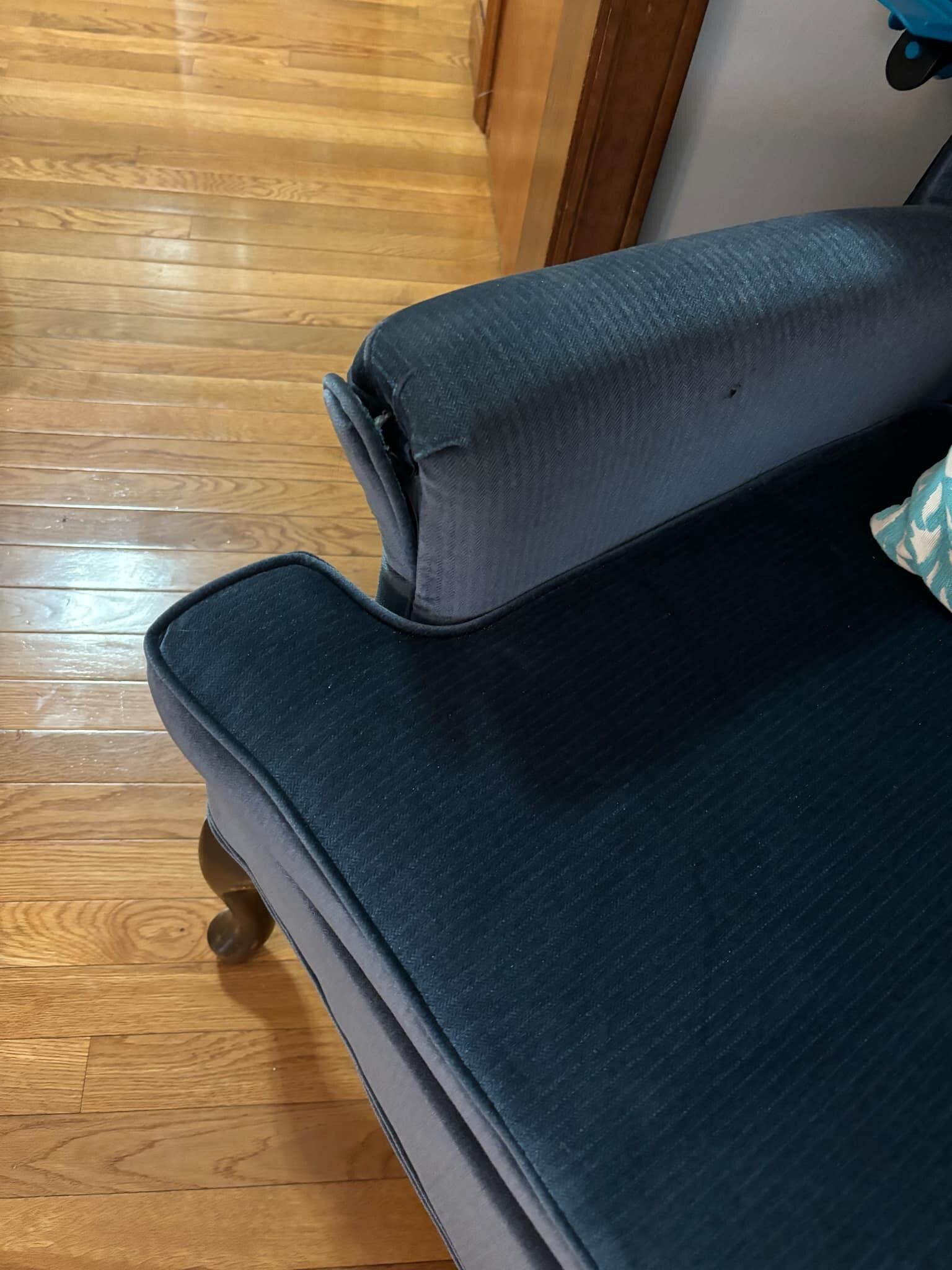Torn furniture