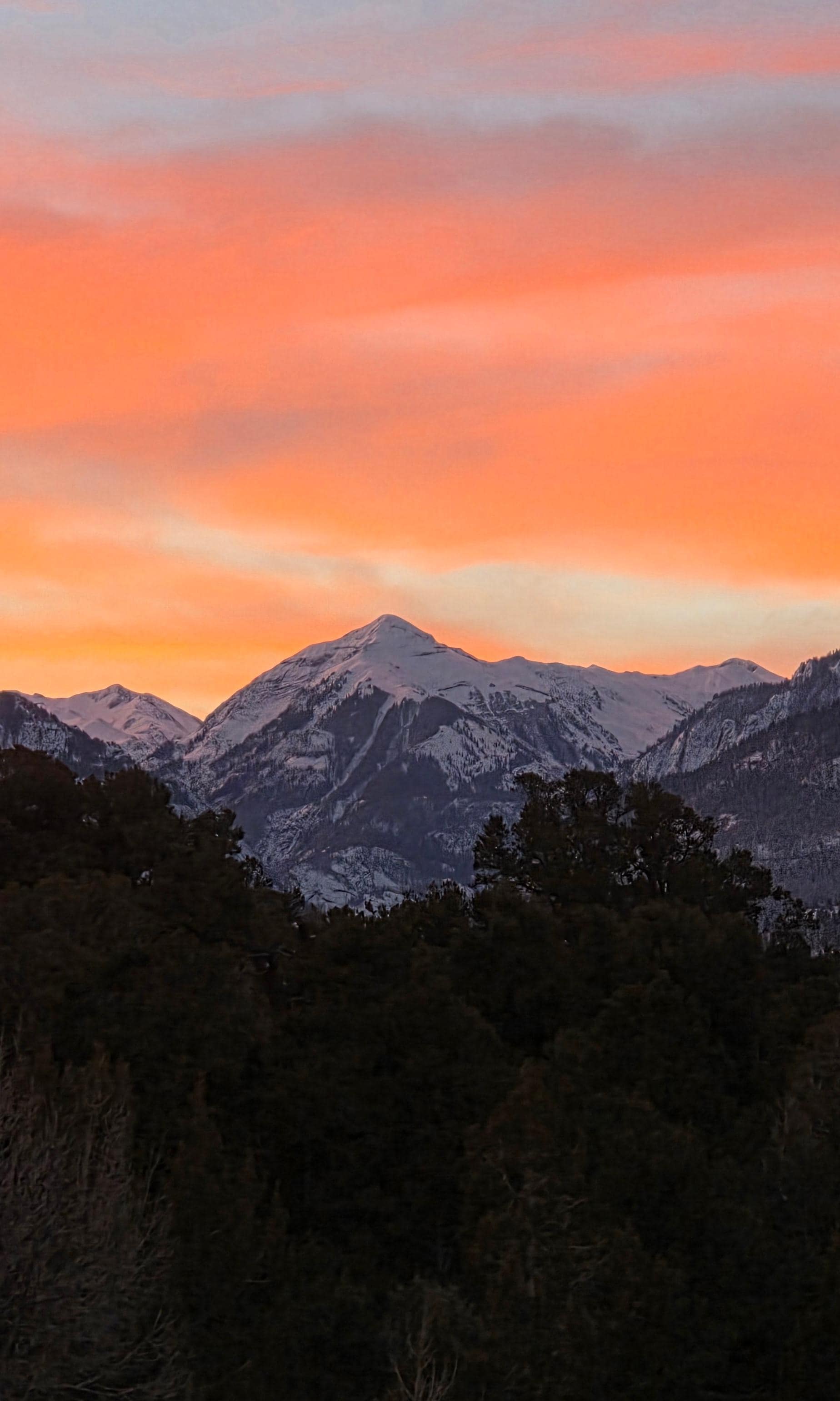 Beautiful sunset from the porch!