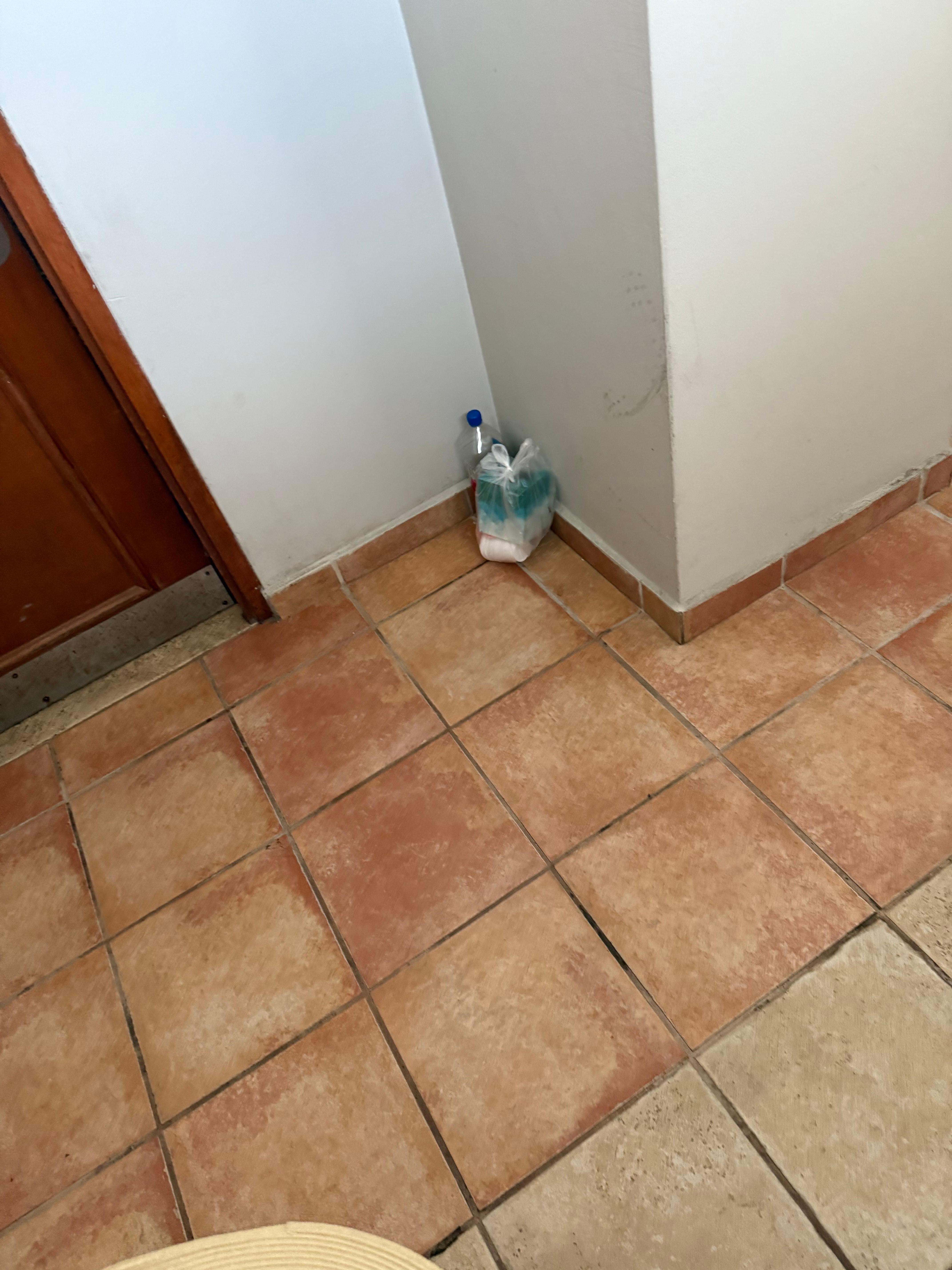 Basura estuve 3 días y estuvo ahí por 3 dias