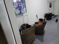 Garage game room