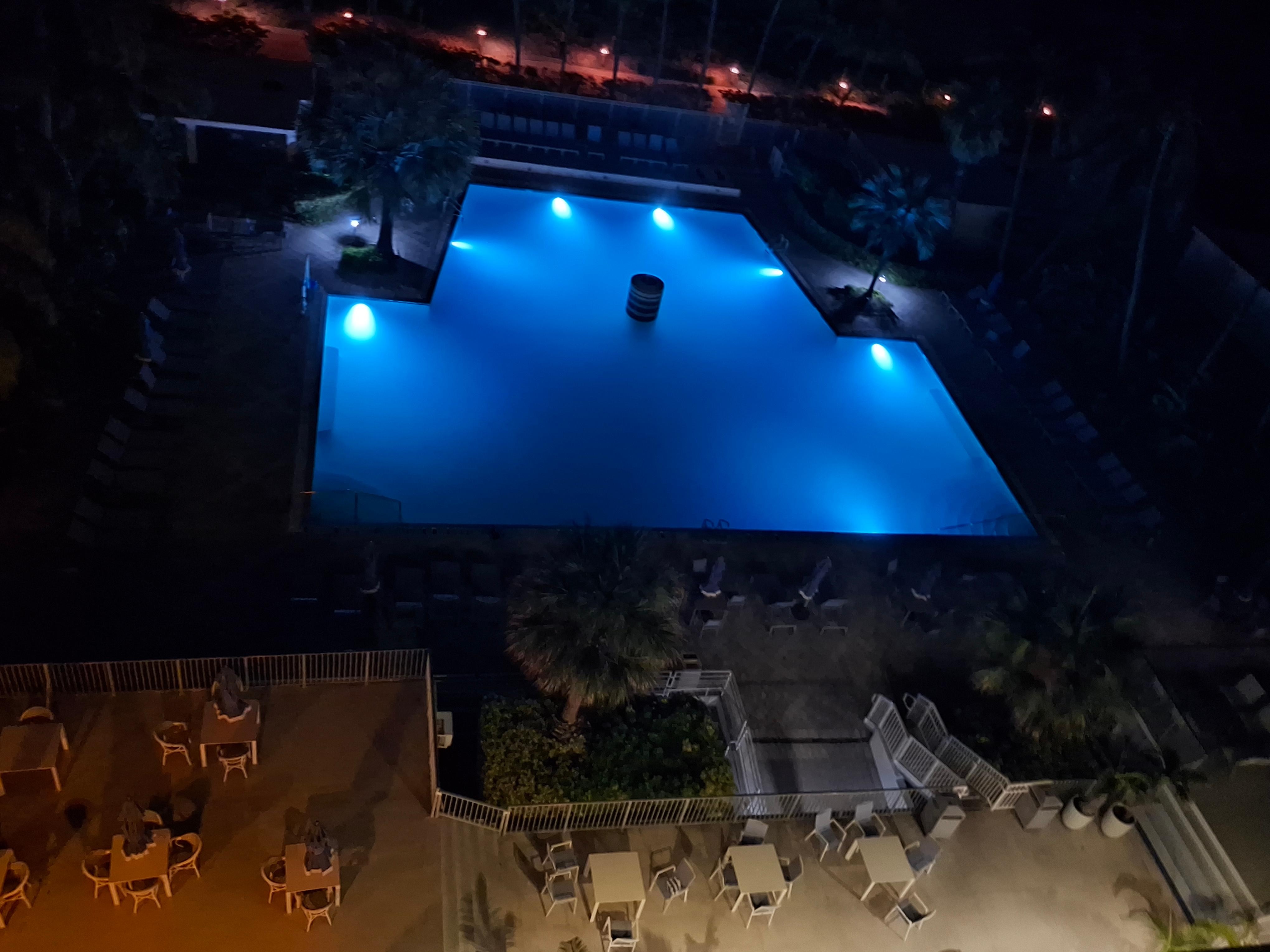 Night view from my hotel room.