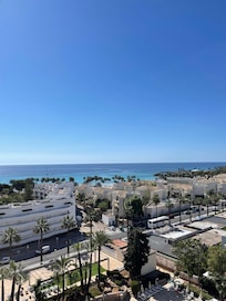 Blick vom Balkon