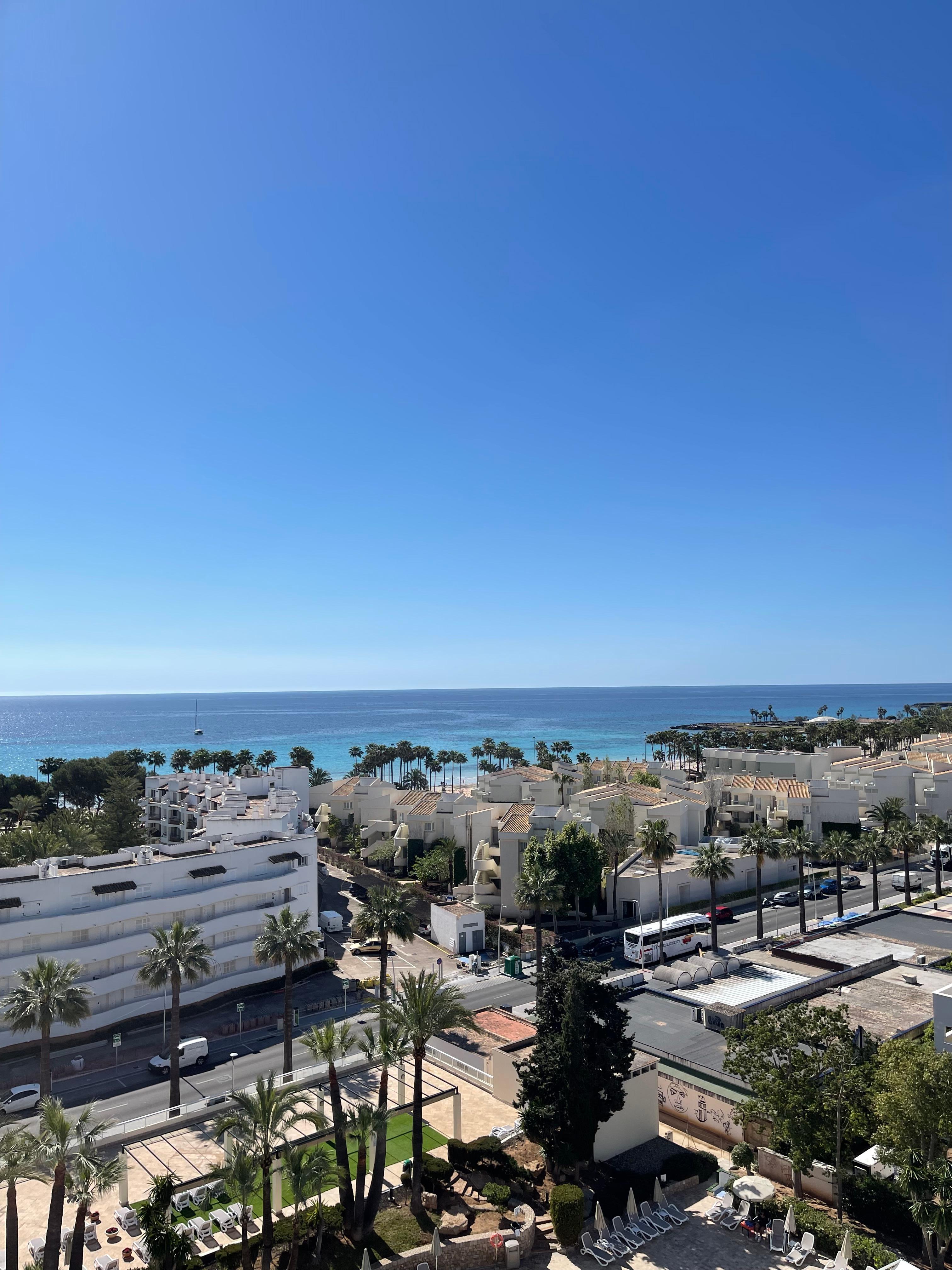 Blick vom Balkon