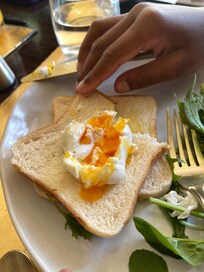 A 'poached' egg...