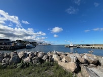 A view from the jetty immediately behind the unit.