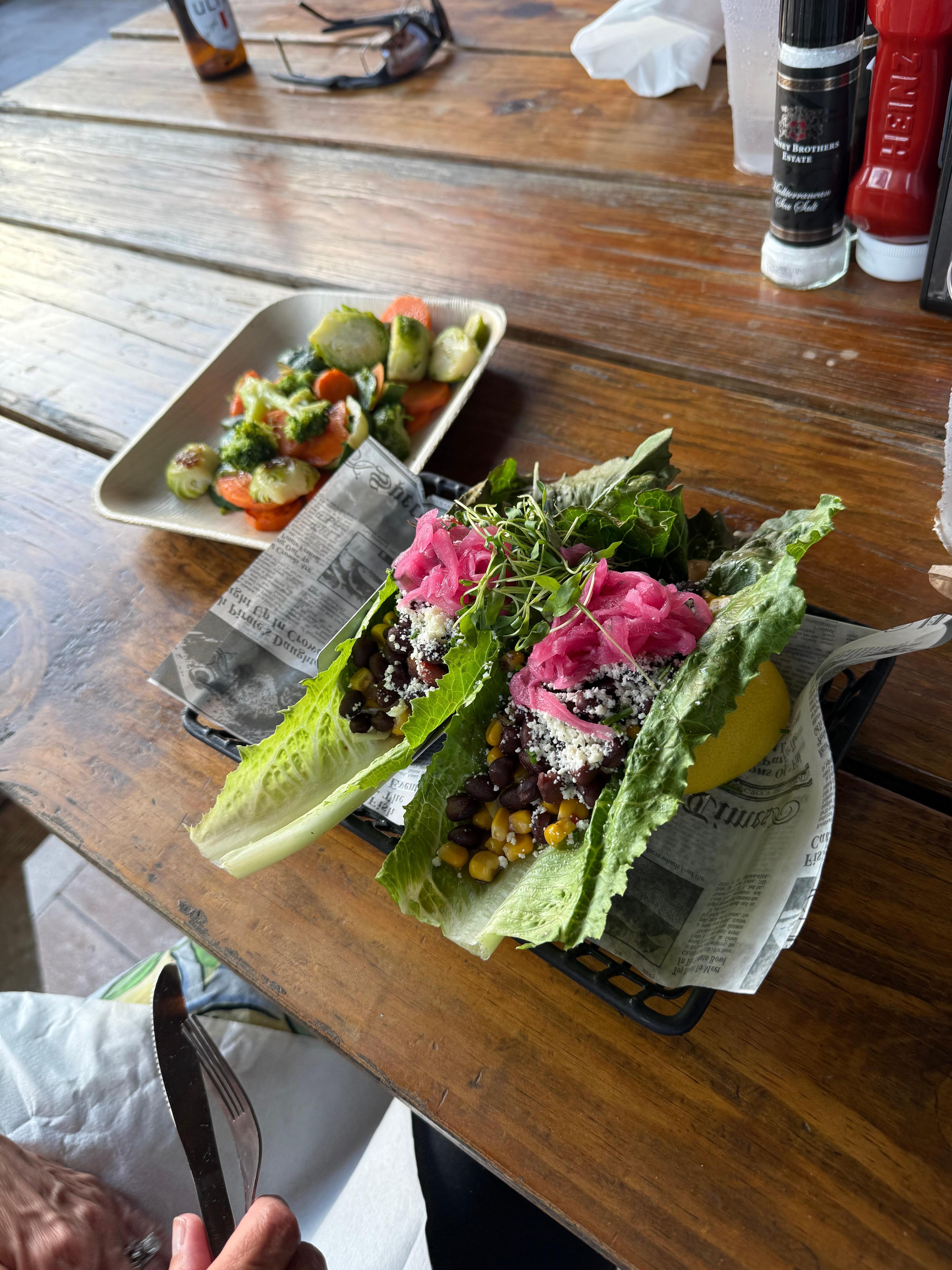 Vegetarian and glutinous free at Spearfish restaurant 