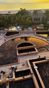 The view from the balcony